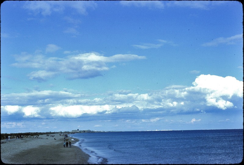 Palavas, la plage, 11 avril 1993