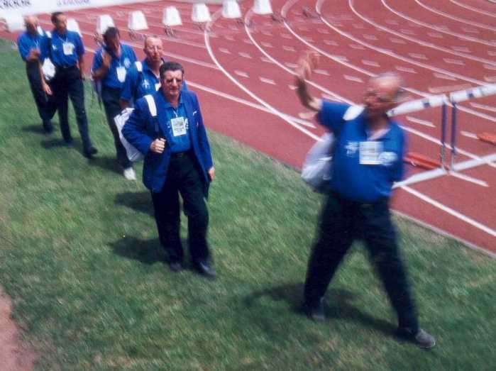 Andre Blanchet, St-Etienne juillet 2001 Championnats de France d'athletisme