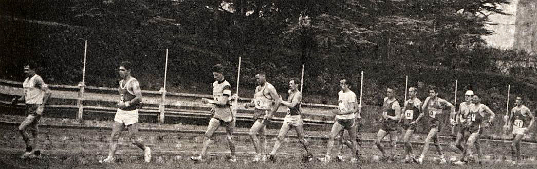 Cherbourg 15 mai 1966 50km Louis Lebaquer, Jacques Arnoux, Albert Jamier, Jean Castel, Henri Delerue, Gabriel Russaouen, Albert Renoux