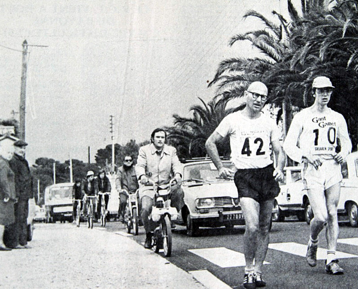 Saul Ladany et Dominique Guebey