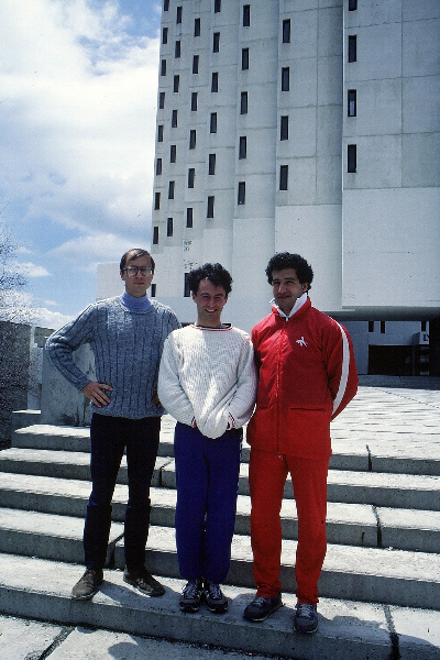 Dominique Guebey, Patrick Somelet, Djamel Boudebibah, Font-Romeu, juin 1984, #257