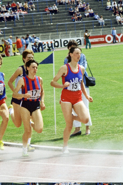 Annette Sergent (17), Véronique Rusch (15), Champ. France 1984, #318