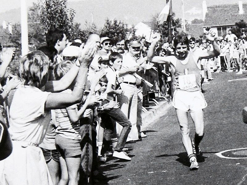 50km, arrivée de Gérard Lelièvre.