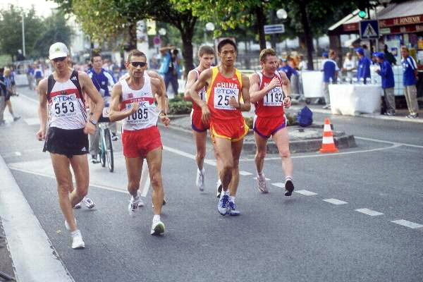 Andreas Erm, Robert Korzeniowski, Denis Nizhegorodov, Yinhang Wang, German Skurygin