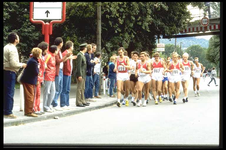 Stuttgart 1986 Championnats d’Europe 20km, Sortie du stade, #1488