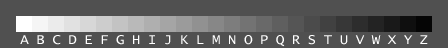 Echelle de gris/Grey scale