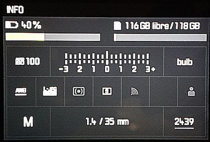 infos sur LCD Leica M10-R
