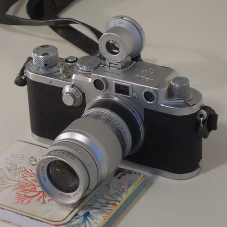 Leitz SGVOO sur Leica iiiF et Elmar 9cm w:450, h:449, 59401, JPEG Leitz SGVOO sur Leica iiiF et Elmar 9cm