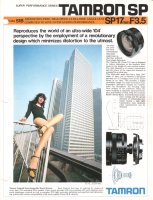 Adaptall-2 SP 17mm F/3.5 Brochure w:153, h:200 Adaptall-2 SP 17mm F/3.5 Brochure
