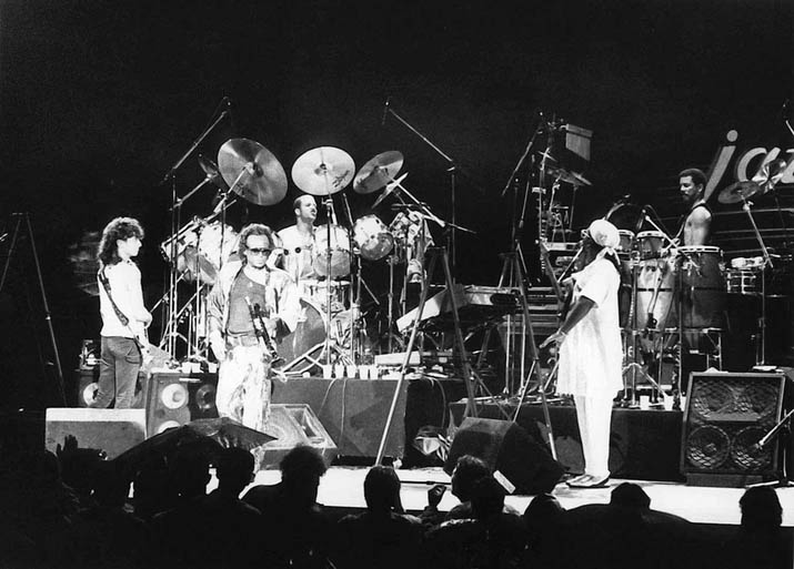 Photo de Concert, Jazz a Vienne, Miles Davis, objectif zoom 80-200