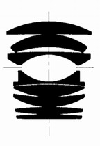 Schema optique Zeiss Planar 1:1.2/55 w:144, h:210, 7574, JPEG Schema optique Zeiss Planar 1:1.2/55