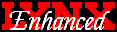image Enhanced (in red and white)
